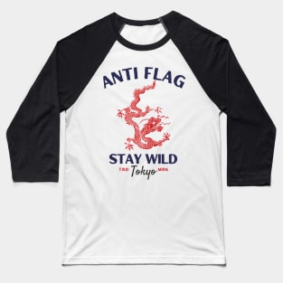 anti flag red dragon Baseball T-Shirt